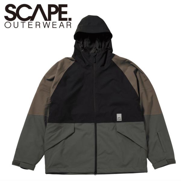★ 25-26 SCAPE TRACK JACKET カラー:BLACK DARK KHAKI エス...