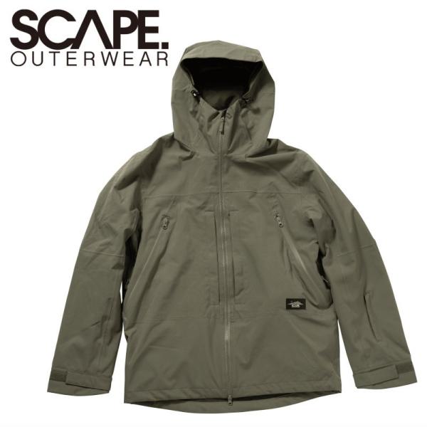 ★ 25-26 SCAPE POW JACKET カラー:Dark Khaki エスケープ スノボウ...