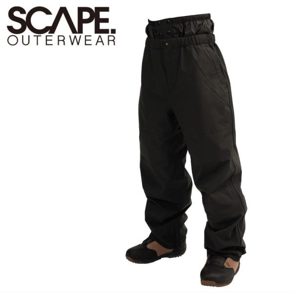 ★ 25-26 SCAPE TRACK PANT カラー:BLACK エスケープ スノボウェア メン...