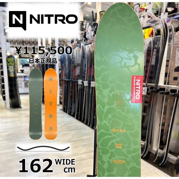 【即納】メンズ スノーボード 板 162wcm NITRO SLASH ナイトロ スラッシュ 25-...