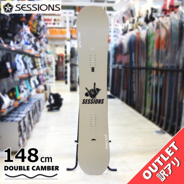 スノーボード 板 型落ち 25-26 SESSIONS ADDICT PLUS 148cm セッショ...