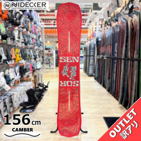スノーボード 板 型落ち 25-26 NIDECKER SENSOR 156cm ナイデッカー  セ...