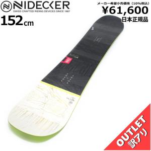 OUTLET[156cm]NIDECKER SENSOR PLUS メンズ スノーボード 板単体  