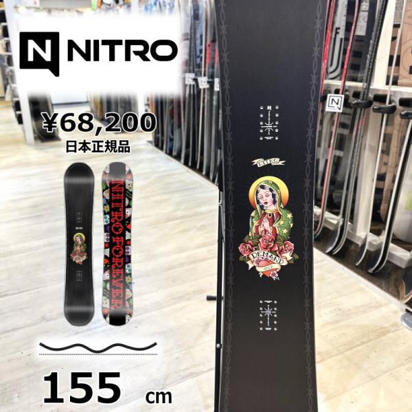 【即納】メンズ スノーボード 板 155cm NITRO DEMAND LTD GULLWING ナ...