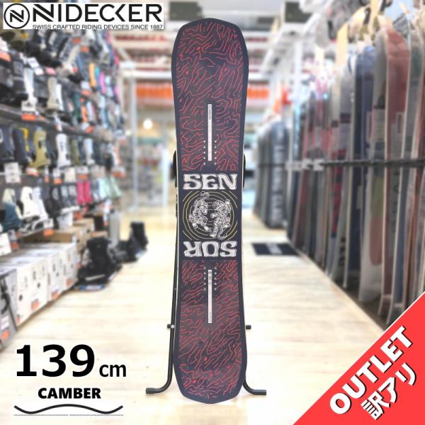 スノーボード 板 型落ち 25-26 NIDECKER SENSOR WOMEN'S 139cm ナ...