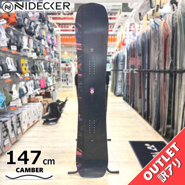 スノーボード 板 型落ち 25-26 NIDECKER VENUS PLUS 147cm ナイデッカ...