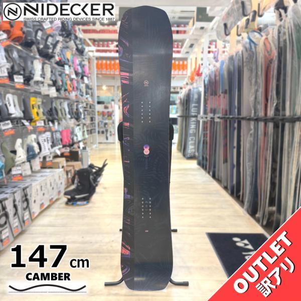 スノーボード 板 型落ち 25-26 NIDECKER VENUS PLUS 147cm ナイデッカ...