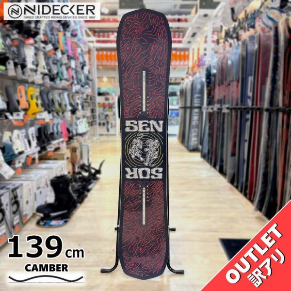 スノーボード 板 型落ち 25-26 NIDECKER SENSOR WOMEN'S 139cm ナ...