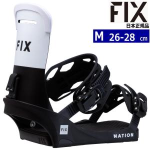 23-24 FIX NATION カラー:BLACK Ｍサイズ フィックス ネーション メンズ スノーボード ビンディング バインディング日本正規品｜off-1