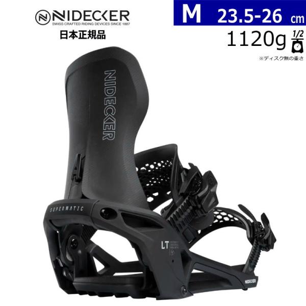 25-26 NIDECKER LT-SUPERMATIC カラー:BLACK Mサイズ ナイデッカー...