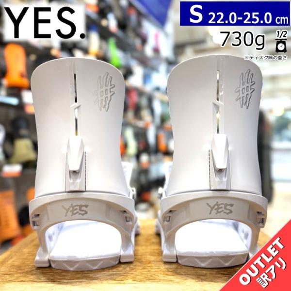 【ラスト１点】 【未使用OUTLET】 24-25 YES VETTA カラー:WHITE Sサイズ...