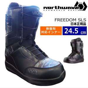 【即納】23-24 NORTHWAVE FREEDOM SLS カラー:BLACK CAMO 24.5cm ノースウェーブ フリーダム メンズ スノーボードブーツ 日本正規品｜off-1