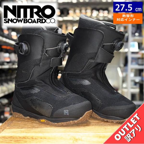 【ラスト１点】 【OUTLET】24-25 NITRO SKYLAB BOA カラー:BLACK 2...