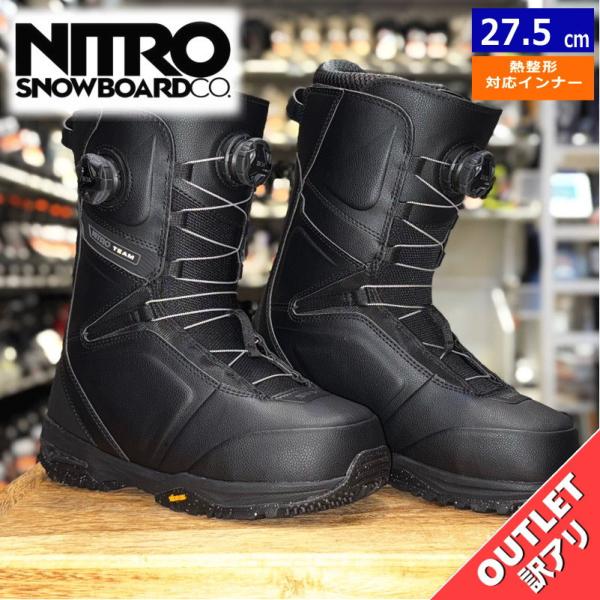 【ラスト１点】 【OUTLET】24-25 NITRO TEAM BOA カラー:BLACK 27....
