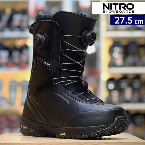 メンズ スノーボードブーツ 25-26 NITRO TEAM BOA WIDE カラー:Black ...