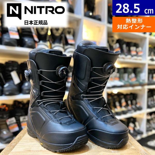 メンズ スノーボードブーツ 25-26 NITRO TEAM BOA WIDE カラー:Black ...