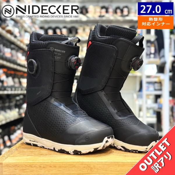 【ラスト１点】 OUTLET 24-25 NIDECKER RIFT APX BLACK 27cm ...