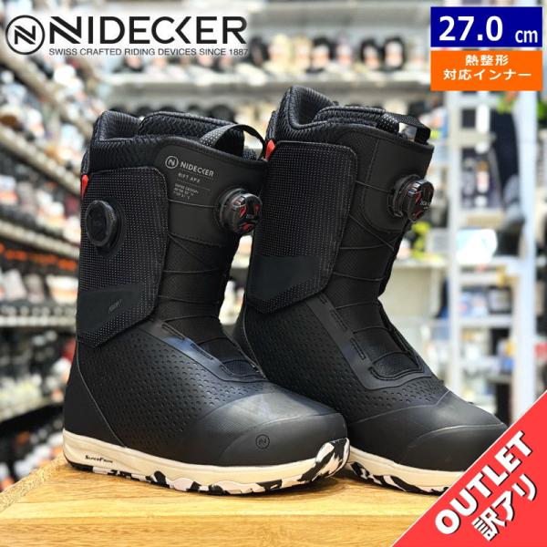 【ラスト１点】 OUTLET 24-25 NIDECKER RIFT APX BLACK 27cm ...