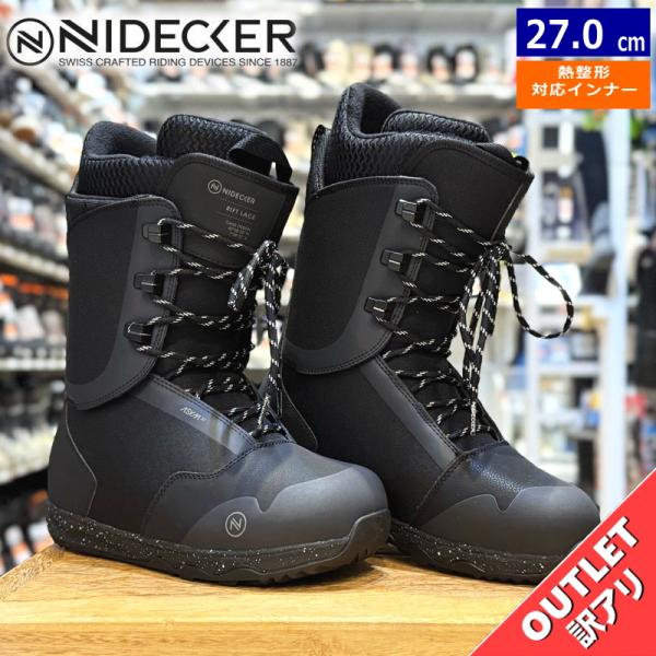 【ラスト１点】 【OUTLET】24-25 NIDECKER RIFT LACE カラー:BLACK...
