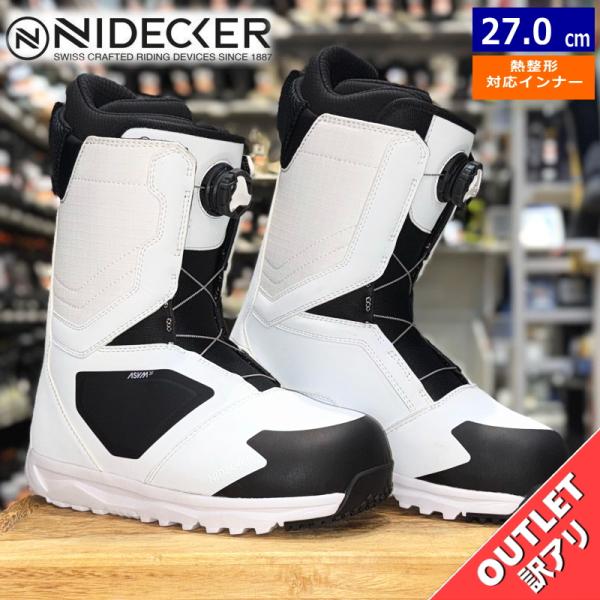 【ラスト１点】 【OUTLET】24-25 NIDECKER CASCADE カラー:WHITE 2...