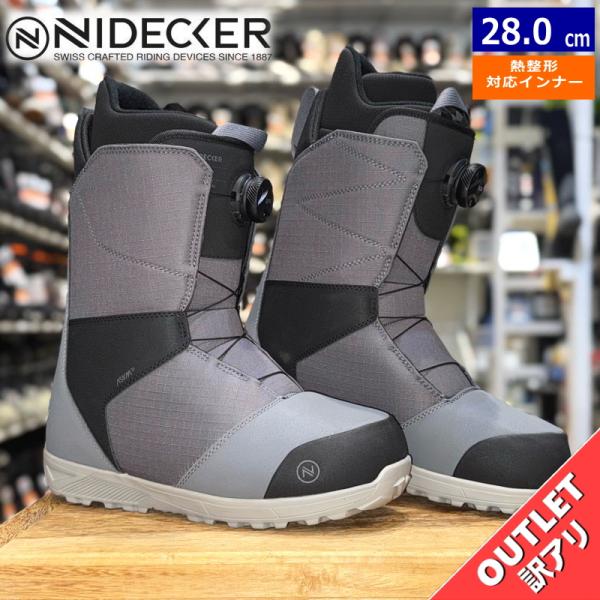 【ラスト１点】 【OUTLET】24-25 NIDECKER SIERRA カラー:GRAY 28c...
