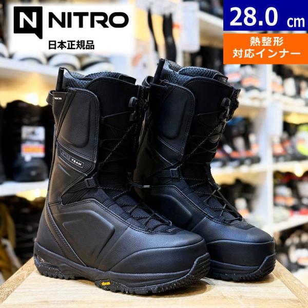 メンズ スノーボードブーツ 25-26 NITRO TEAM TLS カラー:Black 28cm ...