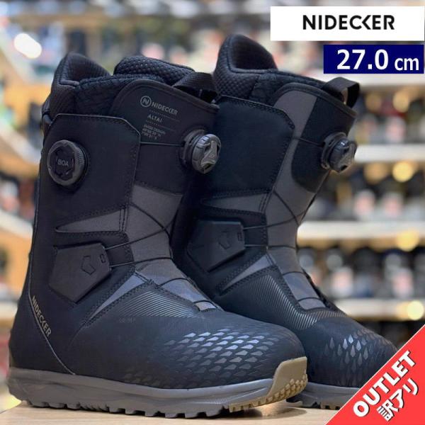 【アウトレット】メンズ スノーボードブーツ 25-26 NIDECKER ALTAI カラー:BLA...