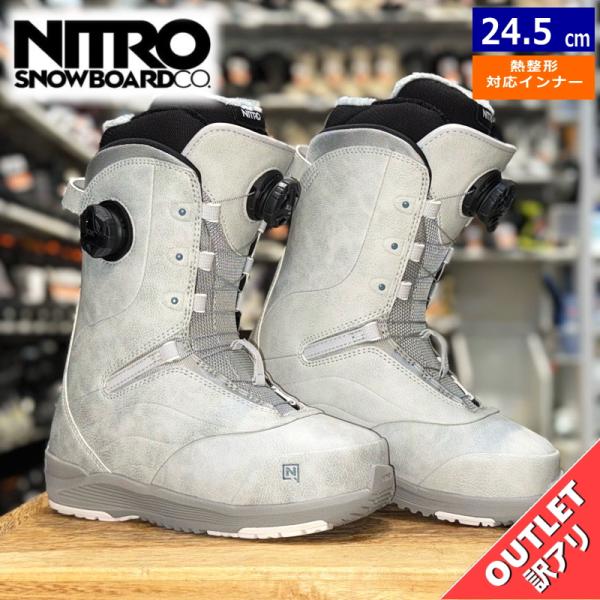 【ラスト１点】 【OUTLET】24-25 NITRO CROWN BOA カラー:GREY 24....