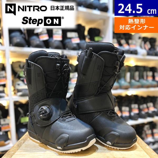 25-26 NITRO MONARCH STEP ON TLS カラー:Black 24.5cm ナ...