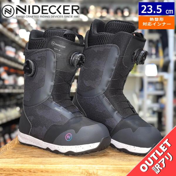 【ラスト１点】 【OUTLET】24-25 NIDECKER RIFT W カラー:BLACK 23...