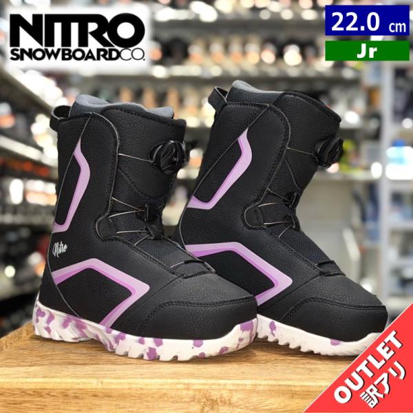 【ラスト１点】 【OUTLET】23-24 NITRO DROID BOA Black 2ToneP...