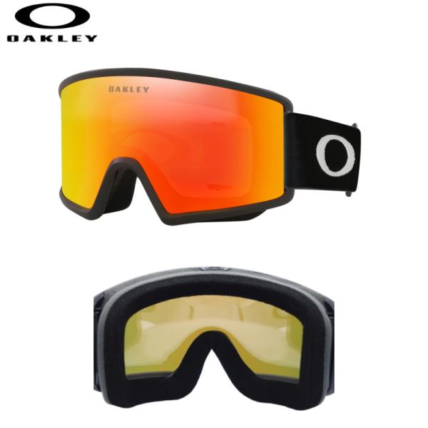24-25OAKLEY TARGET LINE L カラー:MATTE BLACK レンズ:FIRE...