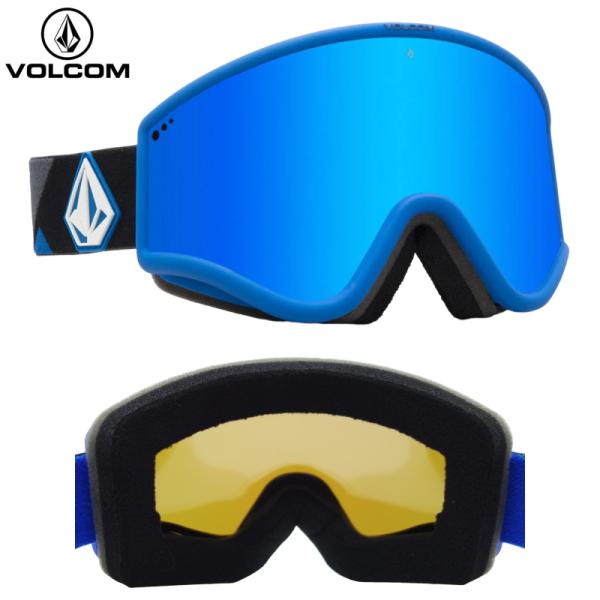 23-24VOLCOM YAE カラー:BLUE_DARKGREY レンズ:BLUE CHROME&amp;...