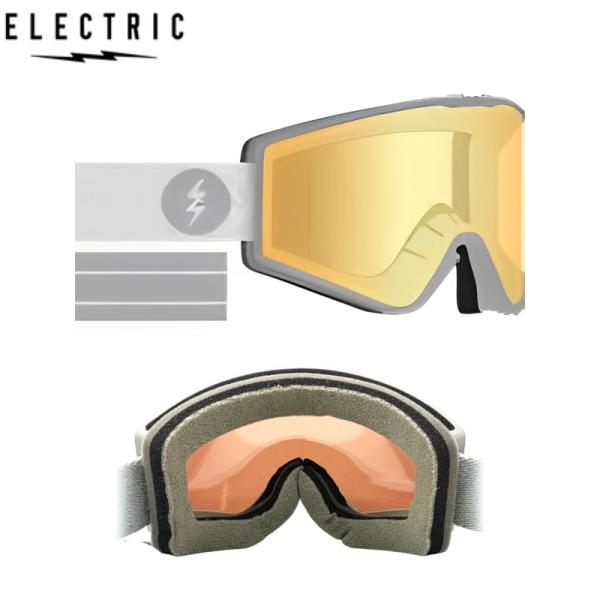 24-25ELECTRIC EK1 カラー:FLOOD SMOKE レンズ:GOLD CHROME ...