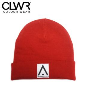 ★CLWR PUPPET BEANIE カラー:RED カラーウェア ビーニー ニット帽 キャップ スノーボード スノボ スキー アウトドア メンズ レディース｜off-1