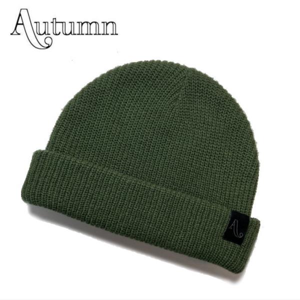 ☆AUTUMN  [FREEサイズ]  ATS20 SIMPLE BEANIE OLIVE カラー:...