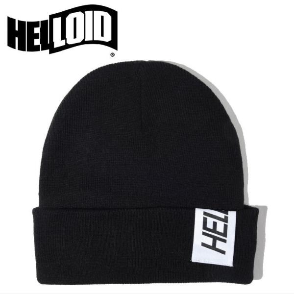 ○[FREEサイズ]23 HELLOID WATCH BEANIE SOLID カラー:BLACK ...
