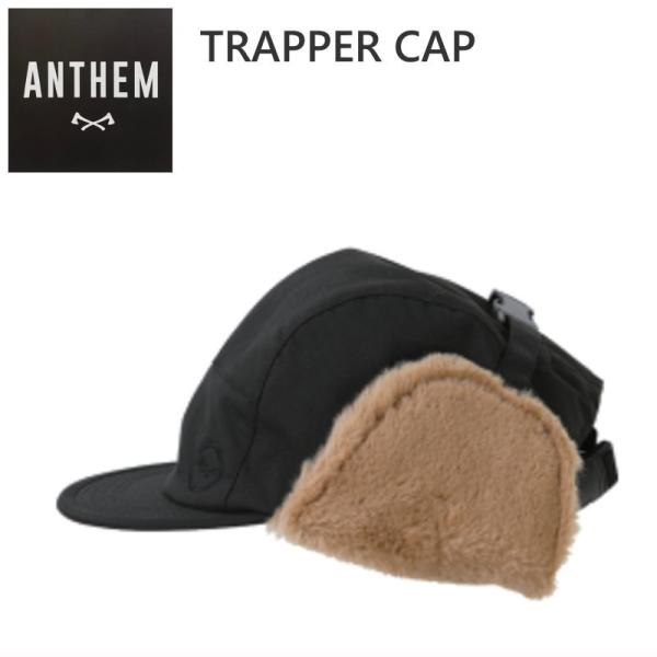 ★26 ANTHEM TRAPPER CAP カラー:OFF BLACK キャップ 帽子 スノーボー...