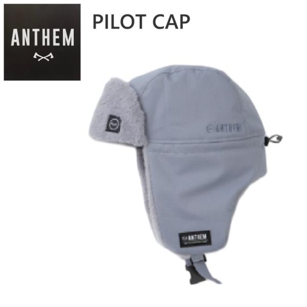 ★26 ANTHEM PILOT CAP カラー:BLUE GRAY キャップ 帽子 スノーボード ...
