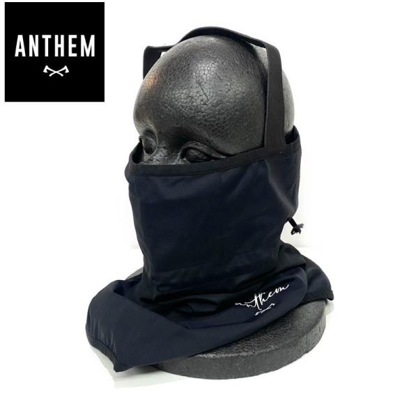 ●24 ANTHEM HARF BALACLAVA カラー:BLACKxBLACK フードウォーマー...