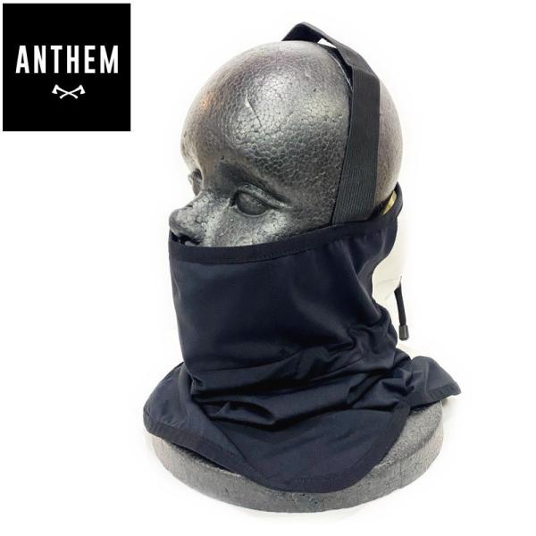 ◎25 ANTHEM HARF BALACLAVA カラー:BLACKxOFF WHITE フードウ...