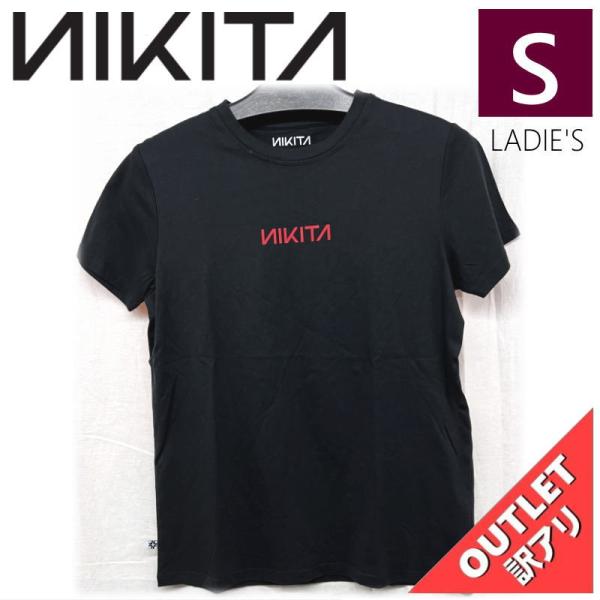 【OUTLET】 NIKITA OH SNAP SS TEE BLACK Sサイズ ニキータ レディ...