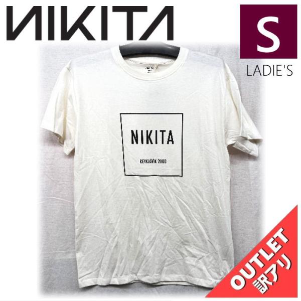 【OUTLET】 NIKITA RAIN SHADOW SS TEE WHITE Sサイズ ニキータ...