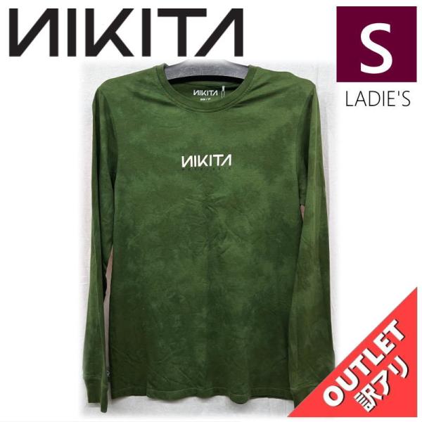 【OUTLET】 NIKITA KINGPIN LS TEE DILL Sサイズ ニキータ レディー...