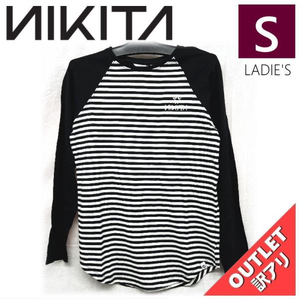 【OUTLET】 NIKITA MAYWOOD LS TEE BLACK Sサイズ ニキータ レディ...