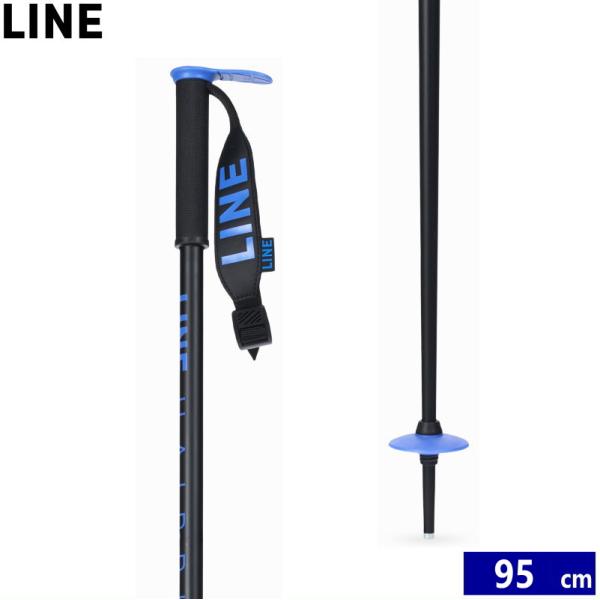 スキーポール 24 LINE HAIRPIN BLACK DARK BLUE[95cm] ライン ヘ...