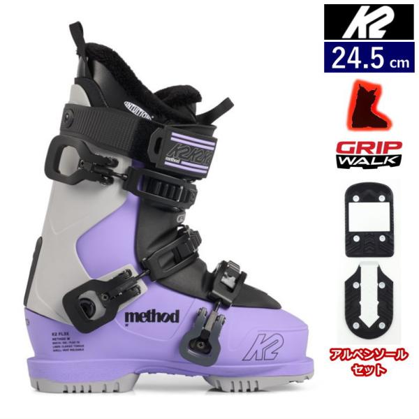 22-23 K2 METHOD W PURPLE [24.5cm足幅102mm幅] ケーツー レディ...