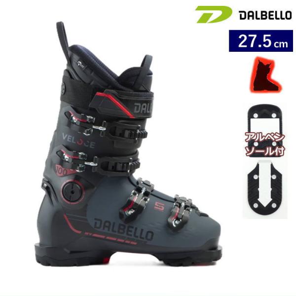25-26 DALBELLO VELOCE 100 MV カラー:BK [27.5cm足幅100mm...