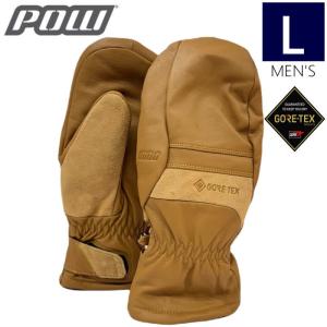 ○22-23 POW STEALTH GORE-TEX MITTEN +WARM カラー:BUCKHORN BROWN Lサイズ パウ グローブゴアテックス スキー スノーボード｜off-1