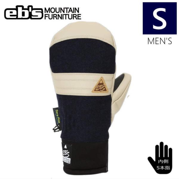 ○22-23 ebs HARUSAKI MITTEN カラー:MELTON NAVY  Sサイズ エ...